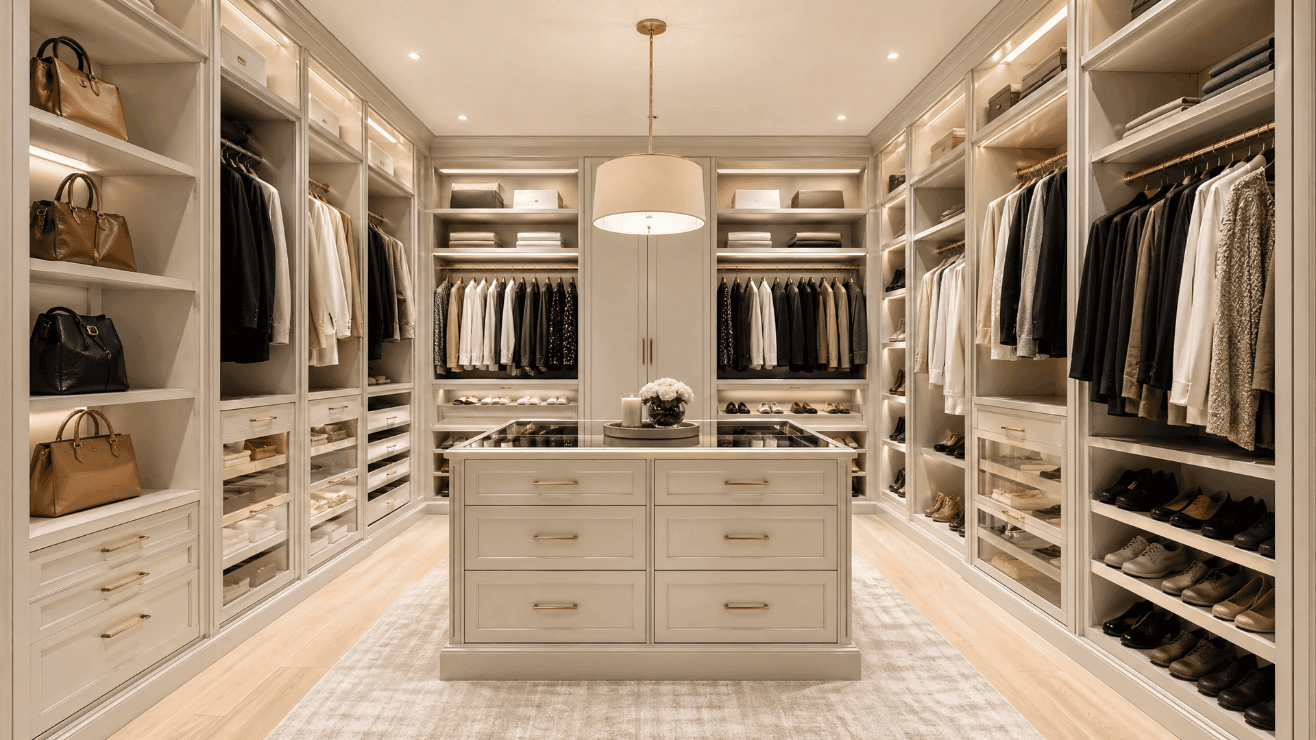 After walk-in closet transformation